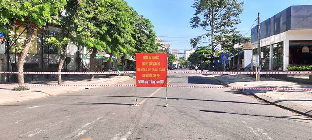 Khu vực phong tỏa phường Hòa Khánh Bắc thực hiện nghiêm ngặt chỉ 16