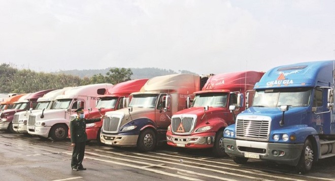 Lạng Sơn: Tăng cường phòng chống dịch Covid-19 trong lĩnh vực vận tải hàng hóa