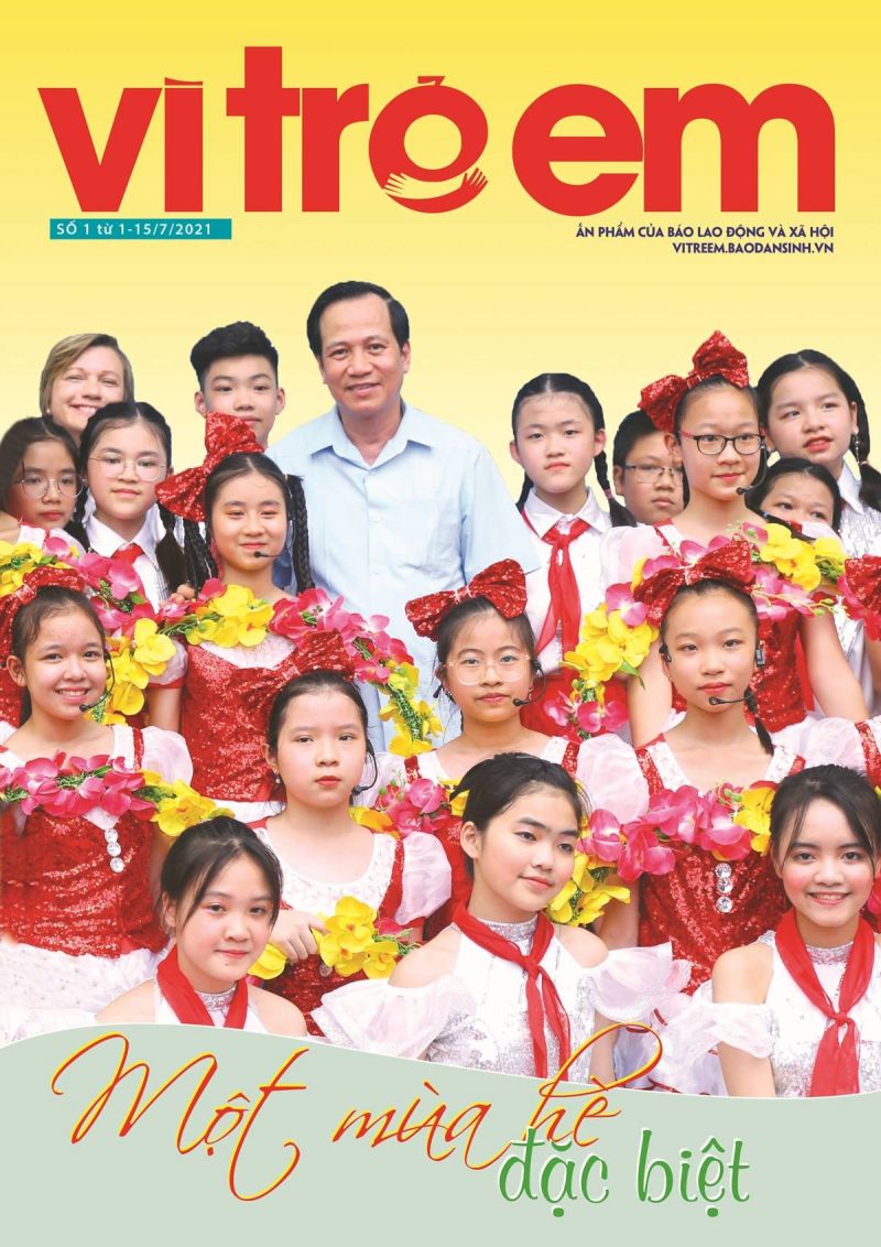 Ấn phẩm Vì trẻ em của Báo Lao động và Xã hội tiếp nối truyền thống của Tạp chí Gia đình và Trẻ em