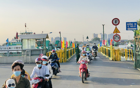 TP. HCM: Tạm dừng vận chuyển hành khách tại phà Bình Khánh, Cát Lái