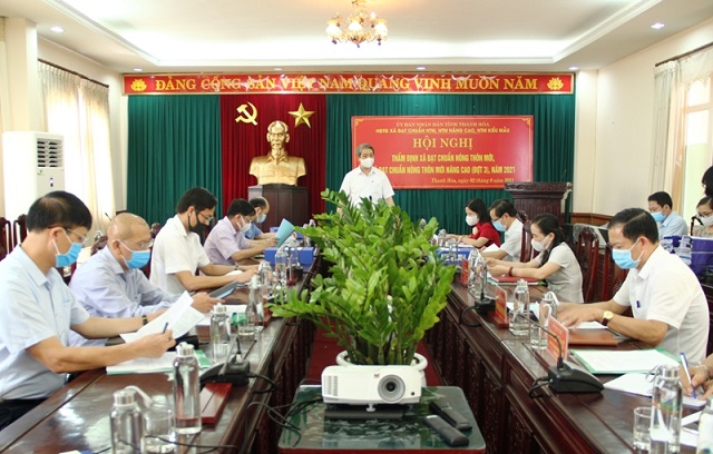 Thanh Hóa: Hội nghị thẩm định đạt chuẩn nông thôn mới, nông thôn mới nâng cao đợt 3 năm 2021