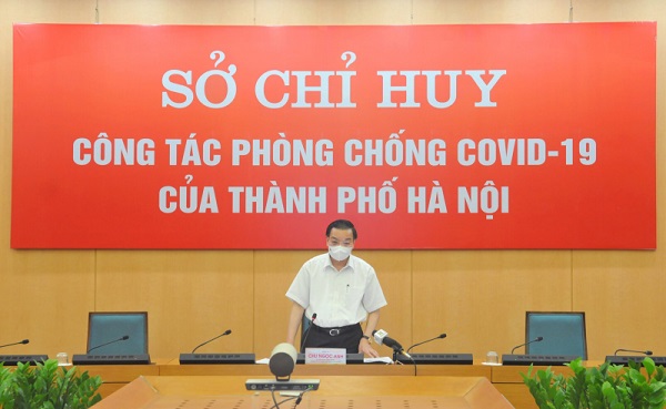 Chủ tịch Hà Nội: Thực hiện nghiêm Chỉ thị 17 của Thành phố để giảm ca nhiễm ngoài cộng đồng