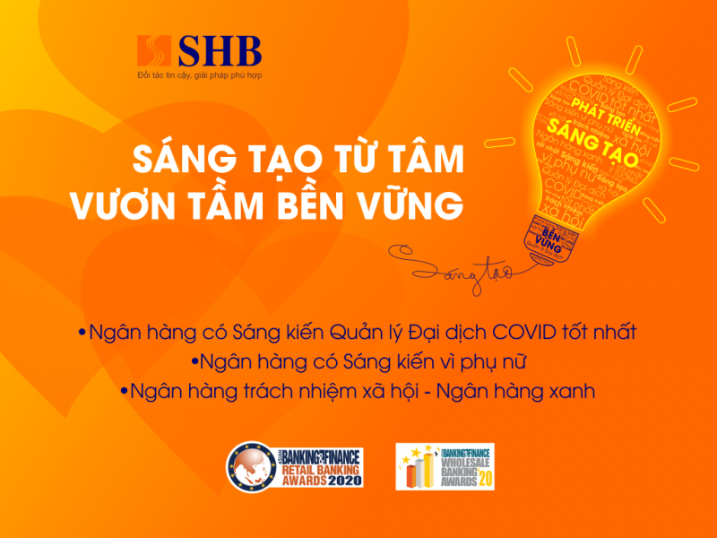 The Asian Banking and Finance tiếp tục vinh danh SHB 3 giải thưởng quốc tế uy tín