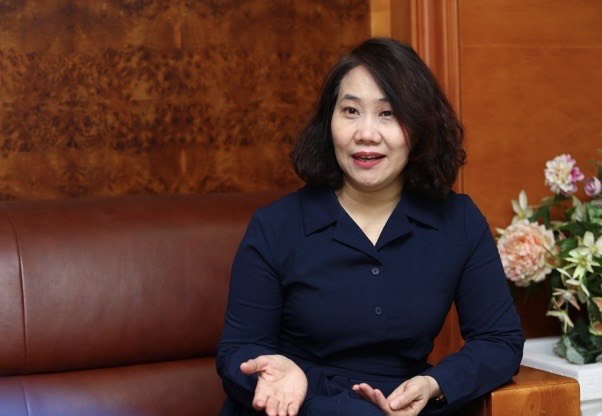 Bà Nguyễn Thị Hương, Tổng Cục trưởng Tổng cục Thống kê, Bộ Kế hoạch và Đầu tư. Ảnh: VGP/Minh Ngọc