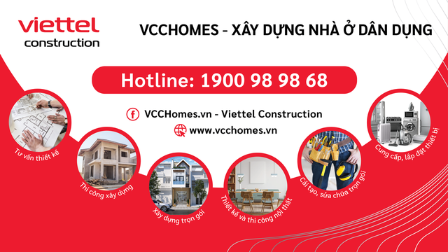 VCCHomes – Đáp ứng mọi nhu cầu xây dựng của hộ gia đình