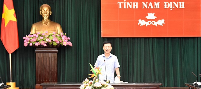 Chủ tịch UBND tỉnh Nam Định Phạm Đình Nghị