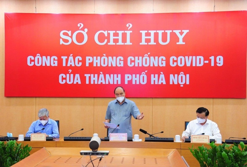 Ủy viên Bộ Chính trị, Chủ tịch nước Nguyễn Xuân Phúc phát biểu tại buổi làm việc