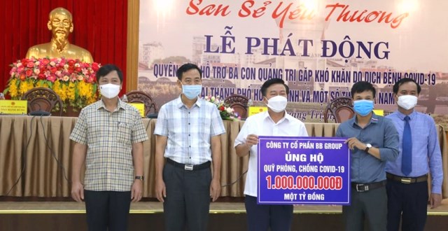 Quảng Trị: Chuyển tiền hỗ trợ 15.000 người Quảng Trị tại TP.Hồ Chí Minh và các tỉnh phía Nam