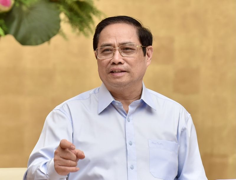 Thủ tướng Phạm Minh Chính: Nhất định chúng ta sẽ sớm chiến thắng đại dịch COVID-19; để đất nước Việt Nam thân yêu của chúng ta nhanh chóng trở lại trạng thái bình thường mới và nhân dân có cuộc sống bình yên, ấm no, hạnh phúc - Ảnh: VGP/Nhật Bắc