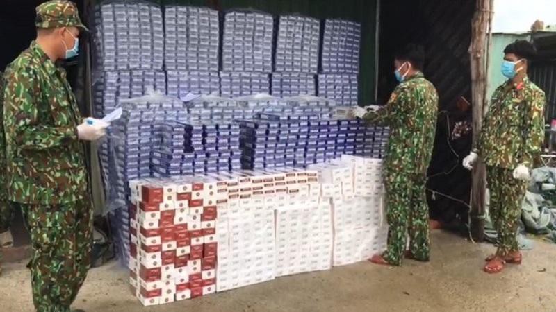 Kiên Giang: Thu giữ hơn 26.000 bao thuốc lá ngoại nhập lậu