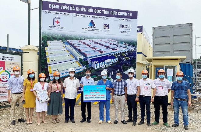 Công ty cổ phần bóng đèn phích nước Rạng Đông: Chung tay cùng bệnh viện tuyến đầu chống dịch Covid-19