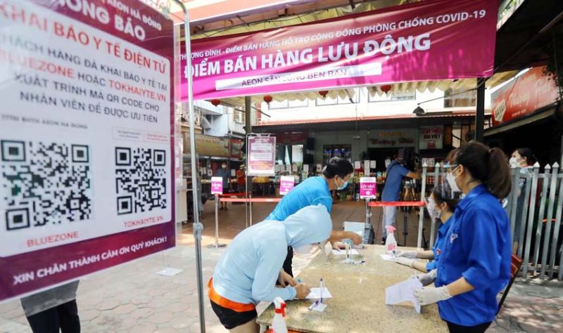 Hà Nội: Triển khai bán hàng lưu động bằng ô tô và xe bus trong thời gian giãn cách