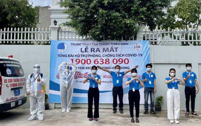 Kích hoạt tổng đài 1900 638 090 tiếp nhận các cuộc gọi hỗ trợ của các bệnh nhân F0 tại TP. Hồ Chí Minh