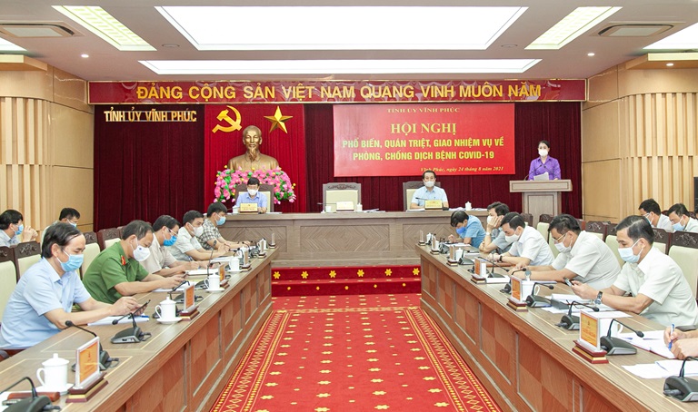 Vĩnh Phúc quyết tâm trở thành “vùng xanh” bền vững trong phòng, chống dịch