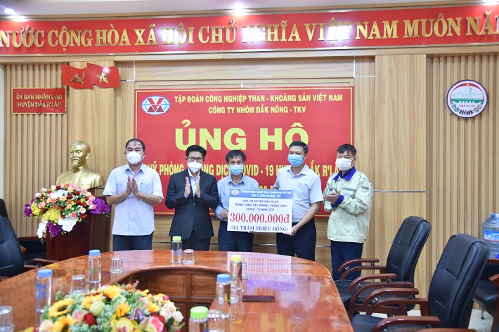 Hỗ trợ công tác phòng chống dịch tại huyện Đắk R’lấp, tỉnh Đắk Nông