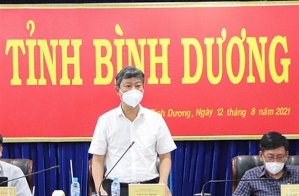 Bình Dương: Đẩy mạnh xét nghiệm sàng lọc F0, xây dựng kế hoạch ứng phó 150.000 ca Covid-19