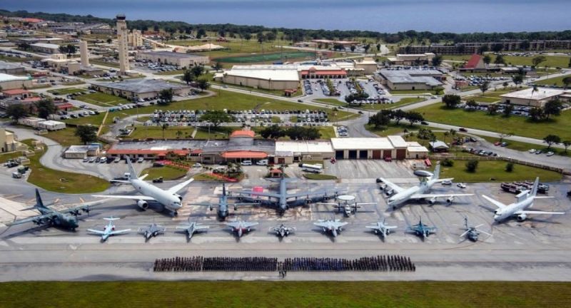 Một góc căn cứ không quân Andersen của Mỹ tại đảo Guam. Ảnh: Stripes