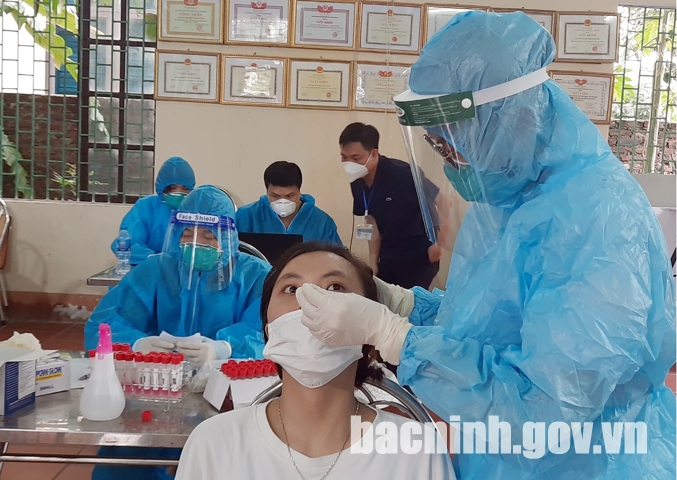 Huyện Lương Tài (Bắc Ninh): Theo dõi, xét nghiệm đối với công dân hoàn thành cách ly tập trung