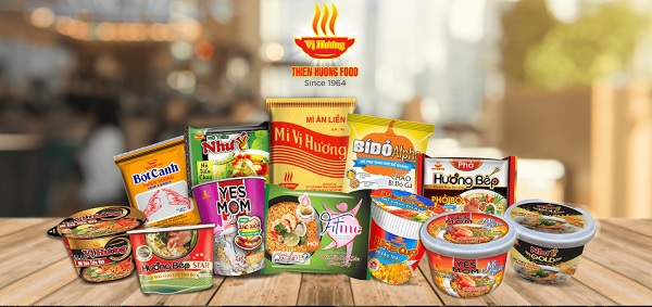Một số sản phẩm của Công ty CP Thực phẩm Thiên Hương