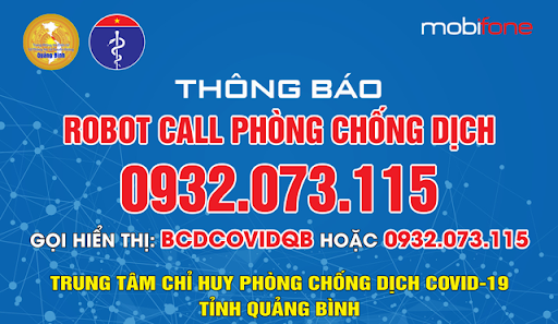 Quảng Bình triển khai ứng dụng hệ thống Robot call truy vết, phòng, chống dịch Covid-19