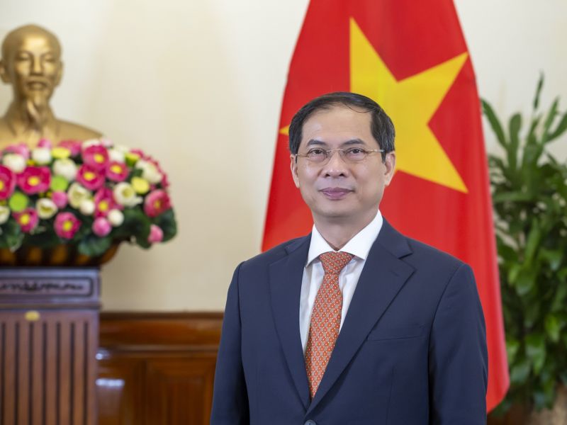 Bộ trưởng Bộ Ngoại giao Bùi Thanh Sơn. Ảnh: BNG
