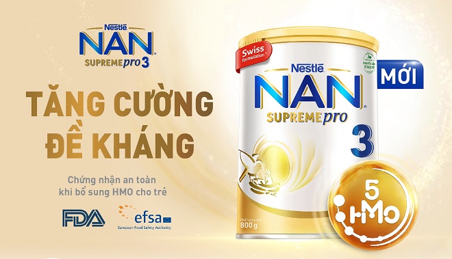 Nestlé Việt Nam tiên phong giới thiệu sản phẩm Nan Supreme Pro 3