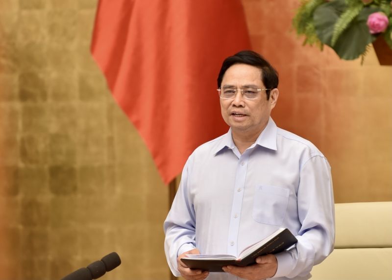 Thủ tướng Phạm Minh Chính , Trưởng Ban Chỉ đạo Quốc gia phòng, chống dịch Covid-19