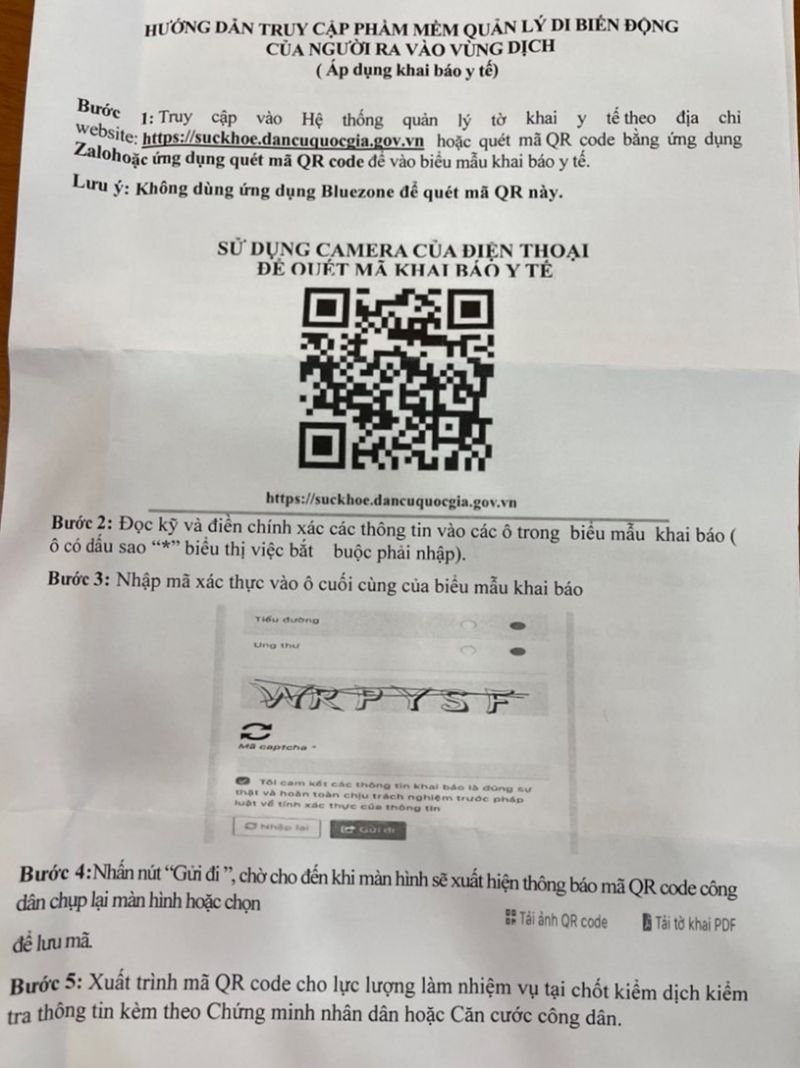 TP. HCM: Hướng dẫn khai báo y tế đối với các phương tiện lưu thông trong thời gian thực hiện giãn cách