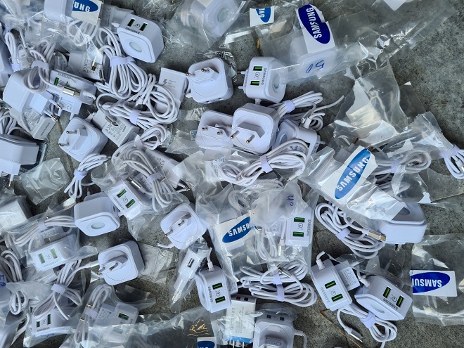 Hà Giang: Tiêu hủy gần 200 sản phẩm hàng hóa giả mạo nhãn hiệu SamSung