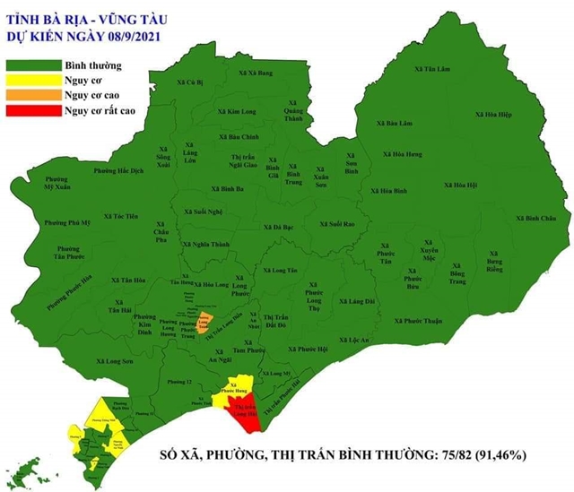 Bà Rịa - Vũng Tàu: Số ca mắc Covid-19 chiều hướng giảm, nhưng nguy cơ còn cao