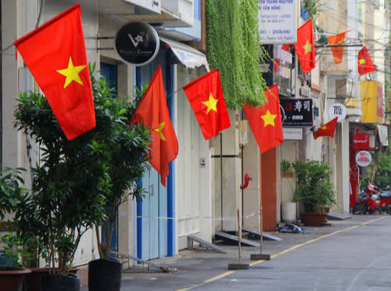 TP. HCM: Thông báo về việc treo cờ Tổ quốc và nghỉ Lễ Quốc khánh 2/9