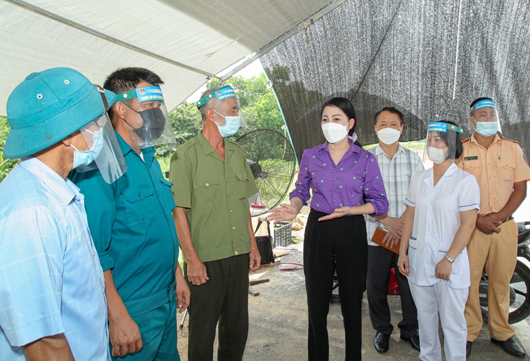 Vĩnh Phúc tăng cường công tác phòng chống dịch Covid-19 tại các chốt kiểm soát