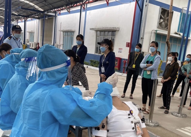 Thanh Hóa: Hơn 10.000 người tại Công ty TNHH Giày Annora Việt Nam đã có kết quả test nhanh