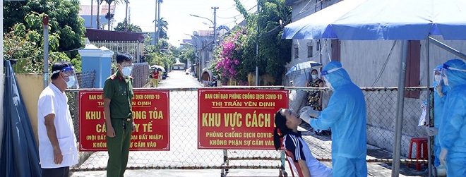 Bộ Y tế đề nghị tỉnh Nam Định điều tra dịch tễ ổ dịch COVID-19 ở huyện Hải Hậu