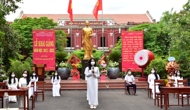 Thừa Thiên Huế: Khai giảng năm học 2021 - 2022 qua sóng phát thanh và truyền hình