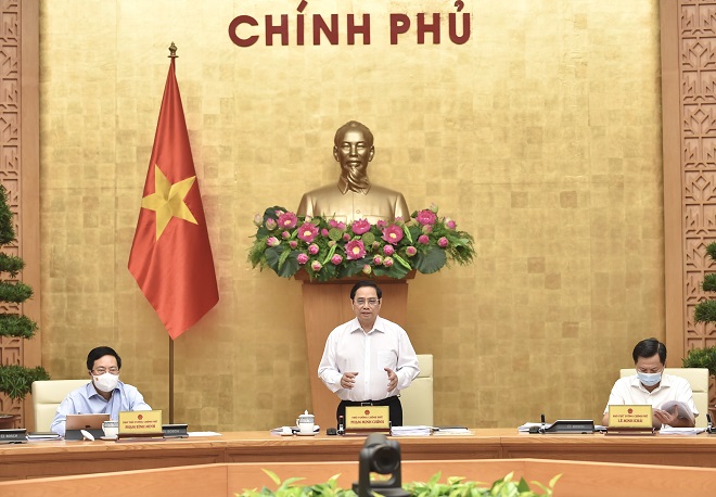 Thủ tướng Phạm Minh Chính: Nhanh chóng kiểm soát dịch bệnh, phục hồi và thúc đẩy kinh tế trong tình hình mới