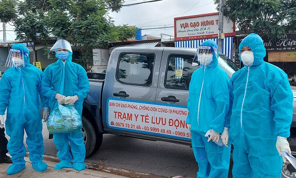Bình Dương thiết lập các trạm y tế lưu động, thiết thực với người dân vùng dịch
