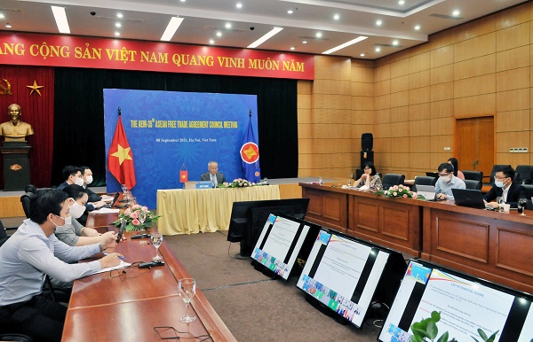 Hội nghị Hội đồng Khu vực mậu dịch tự do ASEAN lần thứ 35 (AFTA 35) đã diễn ra theo hình thức trực tuyến