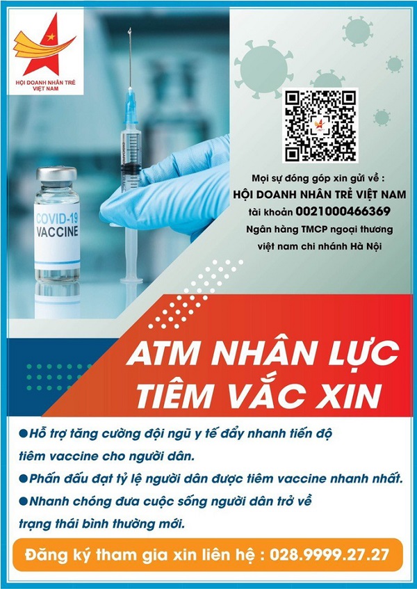 Triển khai chương trình ''ATM nhân lực tiêm vắc xin''