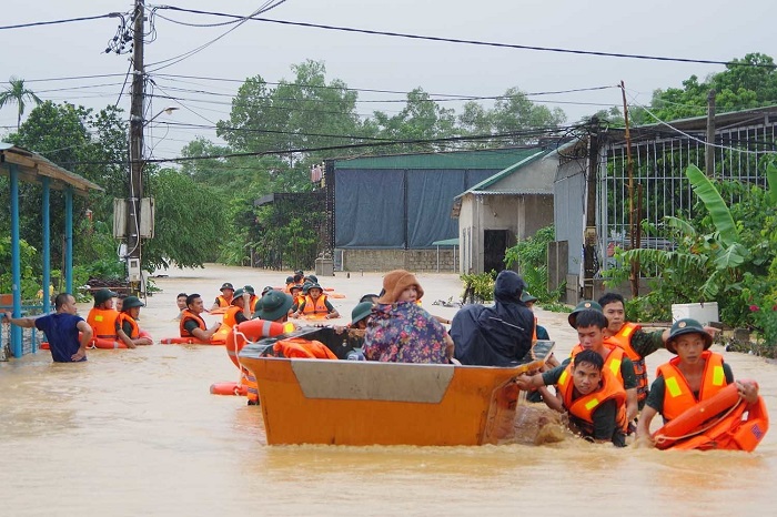 Cứu hộ nhân dân vùng lũ lụt (Ảnh minh họa)