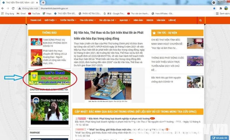 Bắc Ninh: Thư viện tỉnh giới thiệu kênh đọc sách thiếu nhi đa ngôn ngữ mới