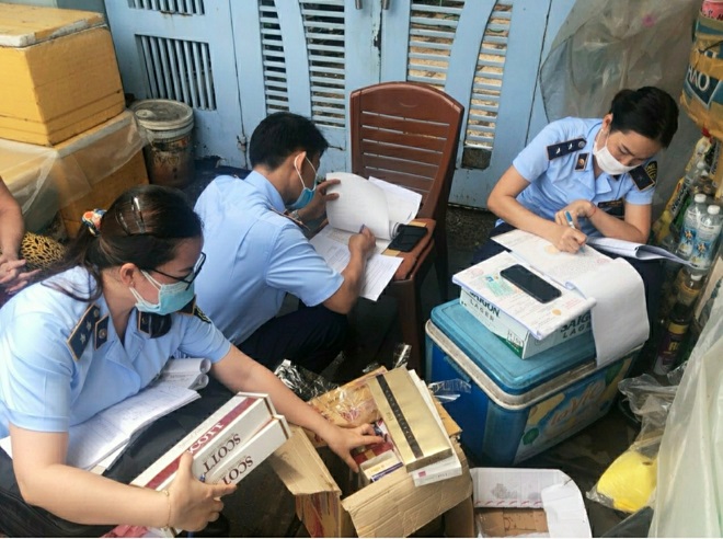 Bình Thuận: Thu giữ nhiều thuốc lá điếu nhập lậu tại các điểm kinh doanh trên địa bàn TP.Phan Thiết