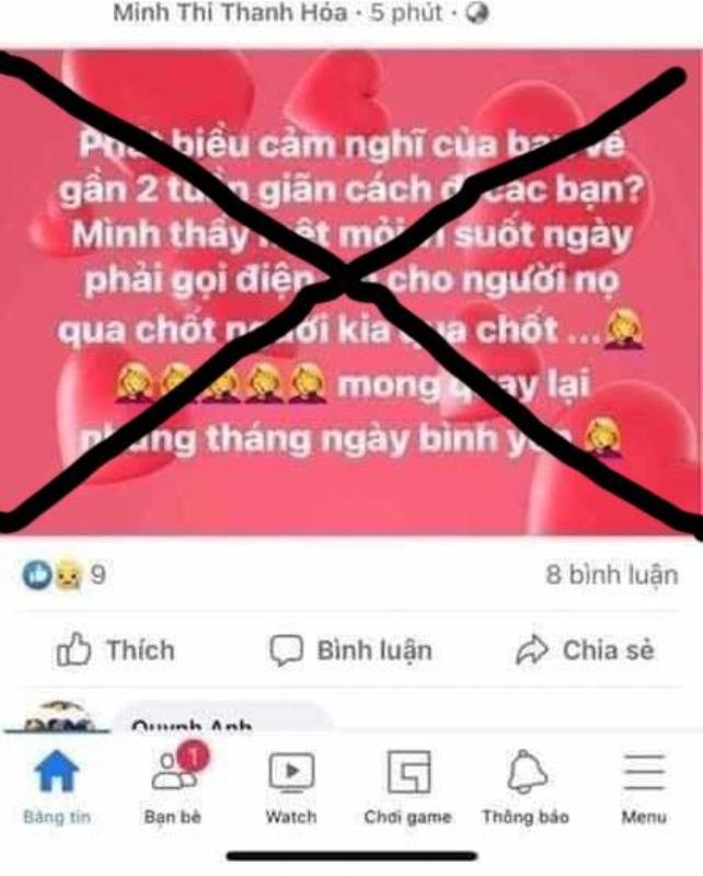 Thanh Hóa: Xử lý đối tượng đăng tải thông tin sai sự thật lên mạng xã hội