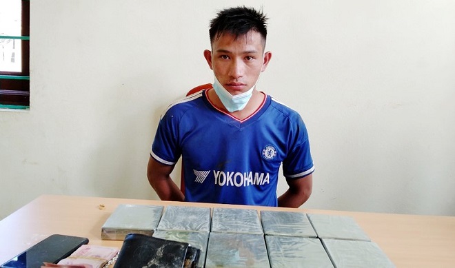 Điện Biên: Bắt giữ đối tượng mua bán trái phép 9 bánh heroin