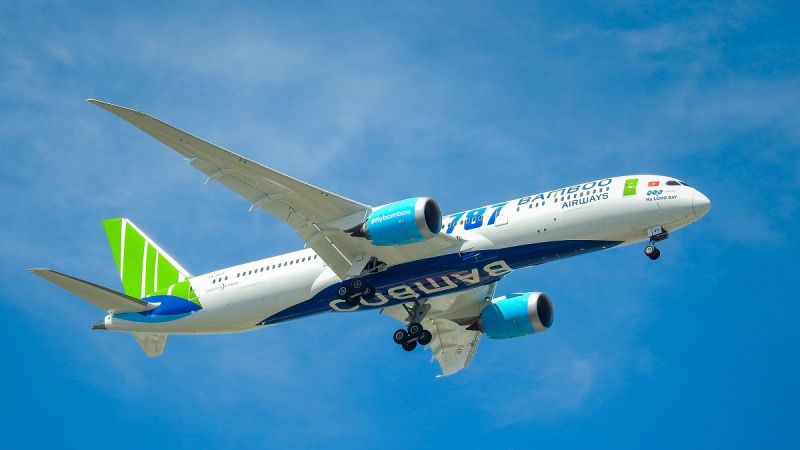 Máy bay Boeing 787-9 Dreamliner hiện đại của Bamboo Airways