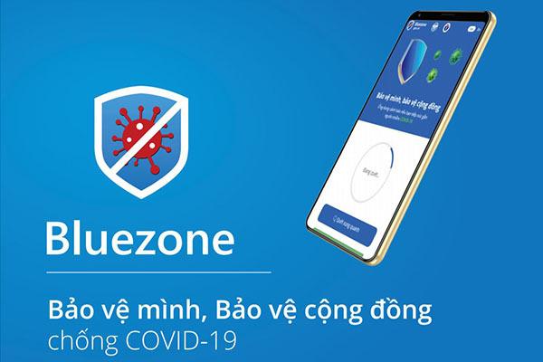 Quét mã QR trên ứng dụng Bluezone