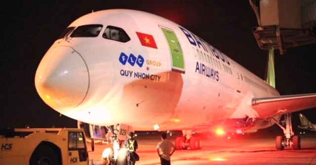 Chuyến bay đầu tiên số hiệu QH9149 mang thương hiệu “Quy Nhơn City”