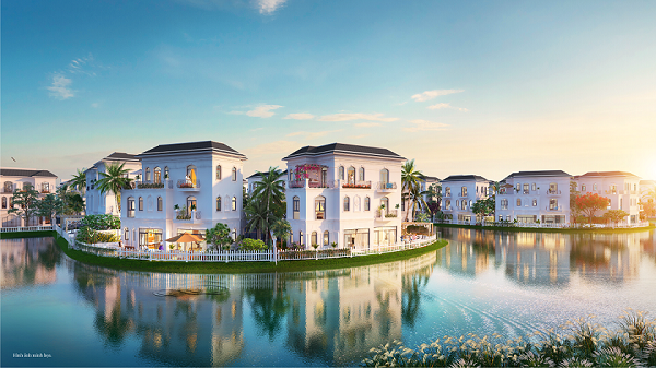 Phân khu Hướng Dương được kiến tạo theo phong cách resort Venice với những căn biệt thự tinh tế bên những dòng kênh đào, mang đến không gian sống đẳng cấp hàng đầu