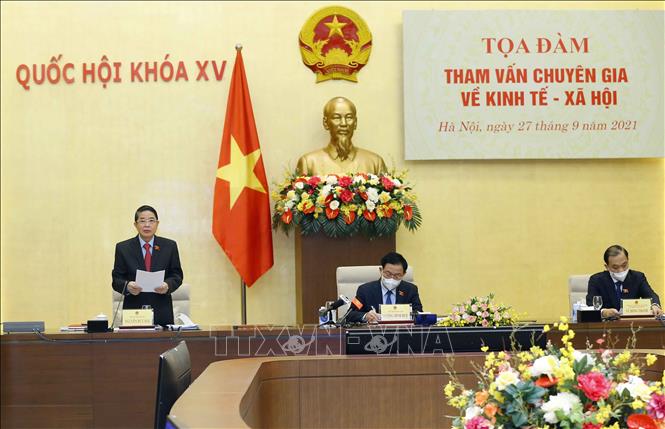 Phó Chủ tịch Quốc hội Nguyễn Đức Hải phát biểu. Ảnh: Doãn Tấn/TTXVN