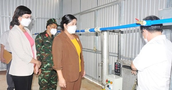 Lãnh đạo tỉnh Bình Phước kiểm tra bệnh viện dã chiến mới thành lập